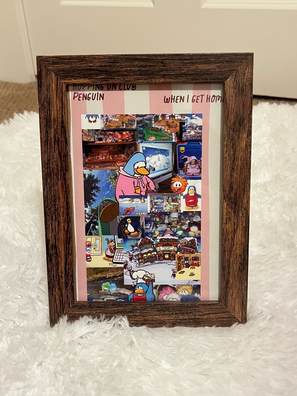 Club Penguin moments collage